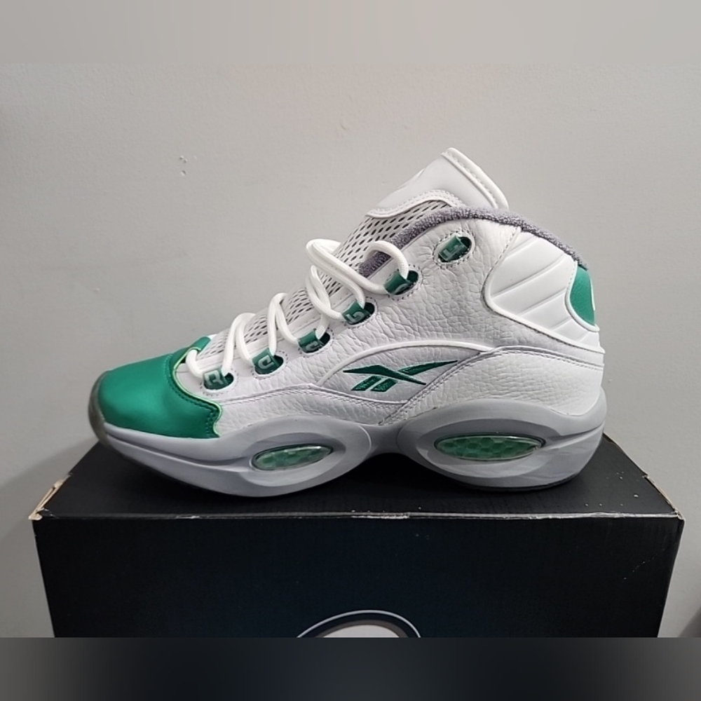 Reebok Question Mid Philadelphia Eagles 2020 With Og Box Size 9.5 AI #3 BIRDS